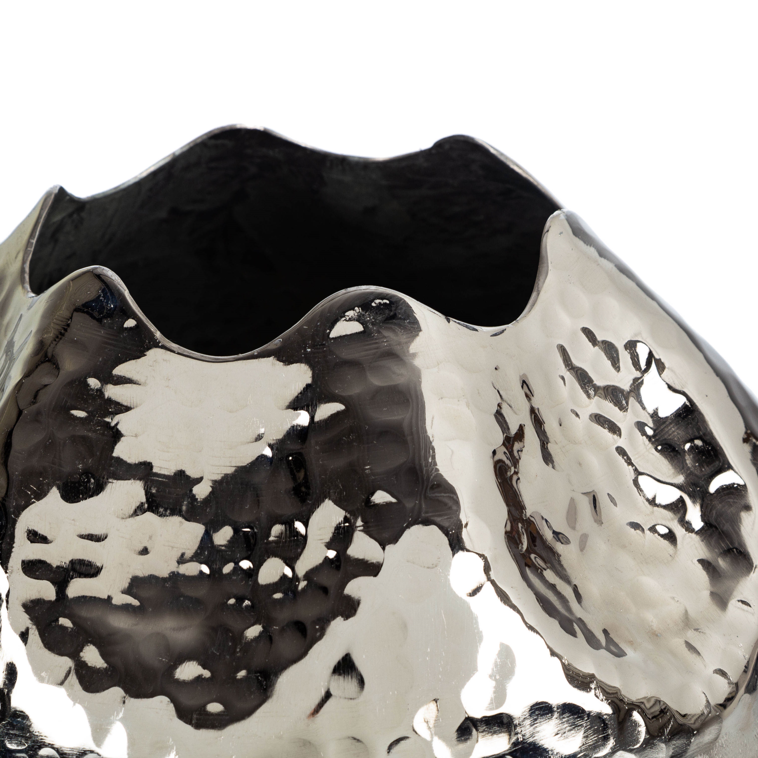 MIRAI VAZO GÜMÜŞ 26X22 CM