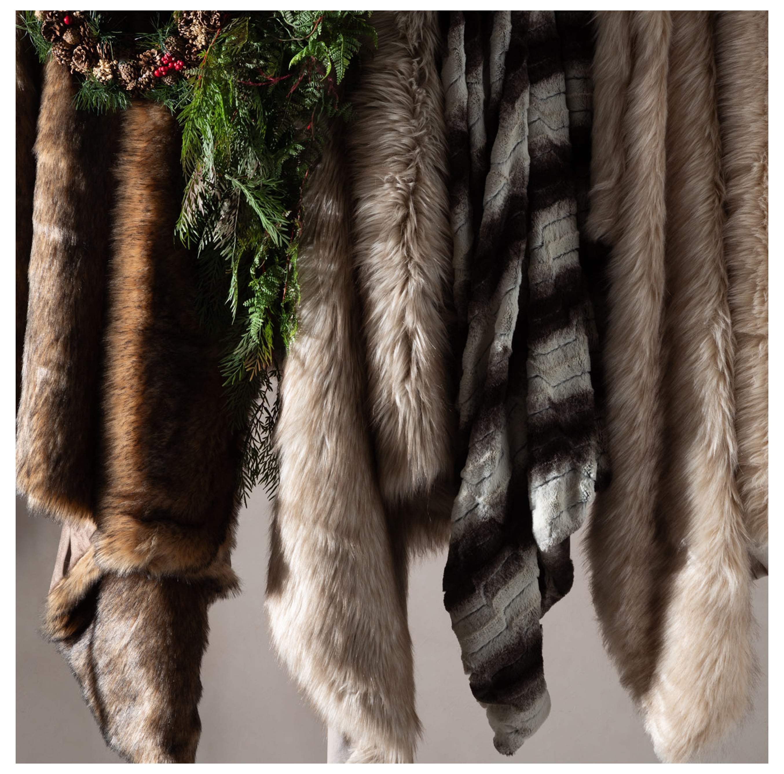 GLAM KOLTUK ŞALI BEJ 130X150