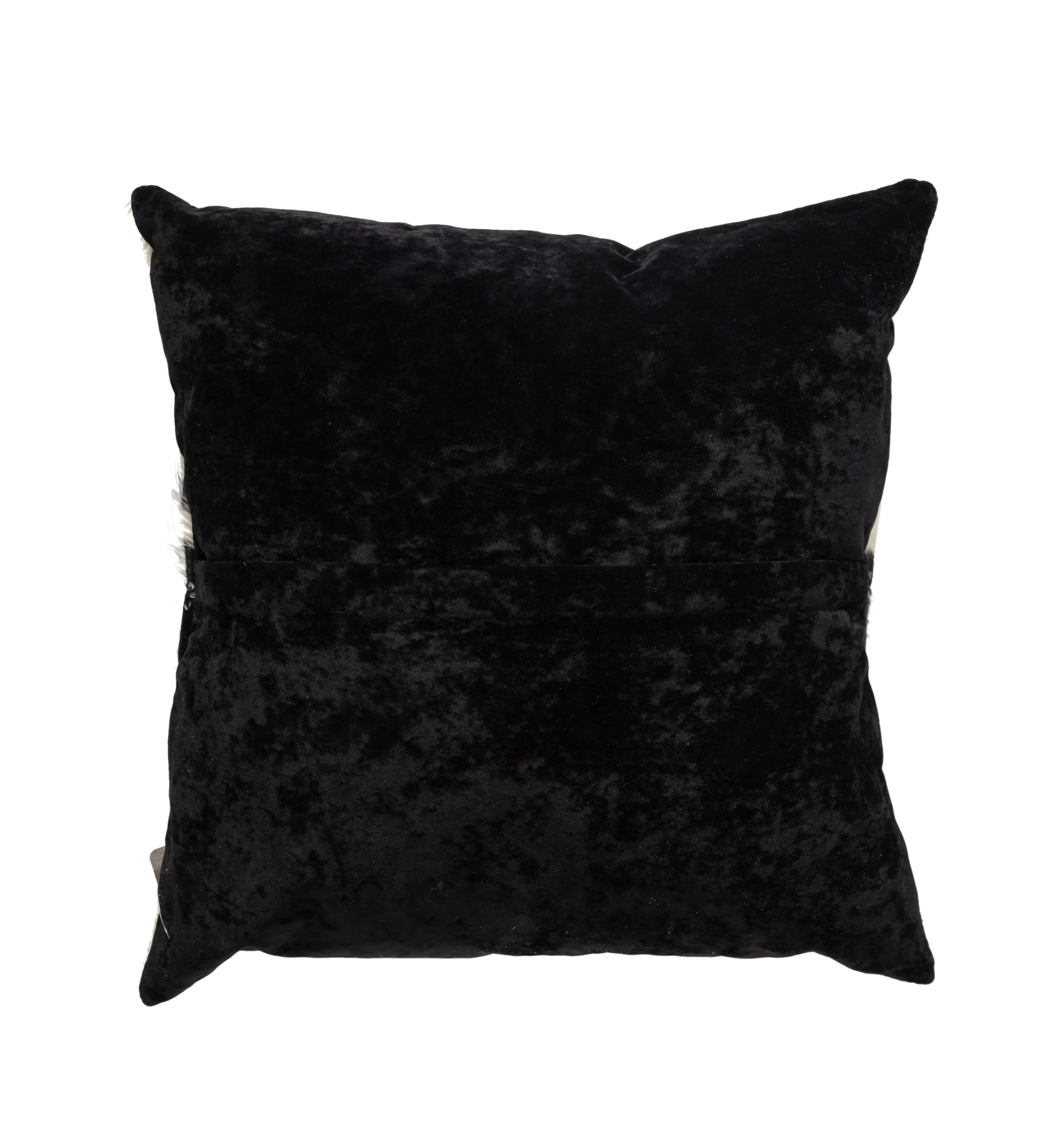 SOPHIA DERİ KIRLENT SİYAH BEYAZ 45X45