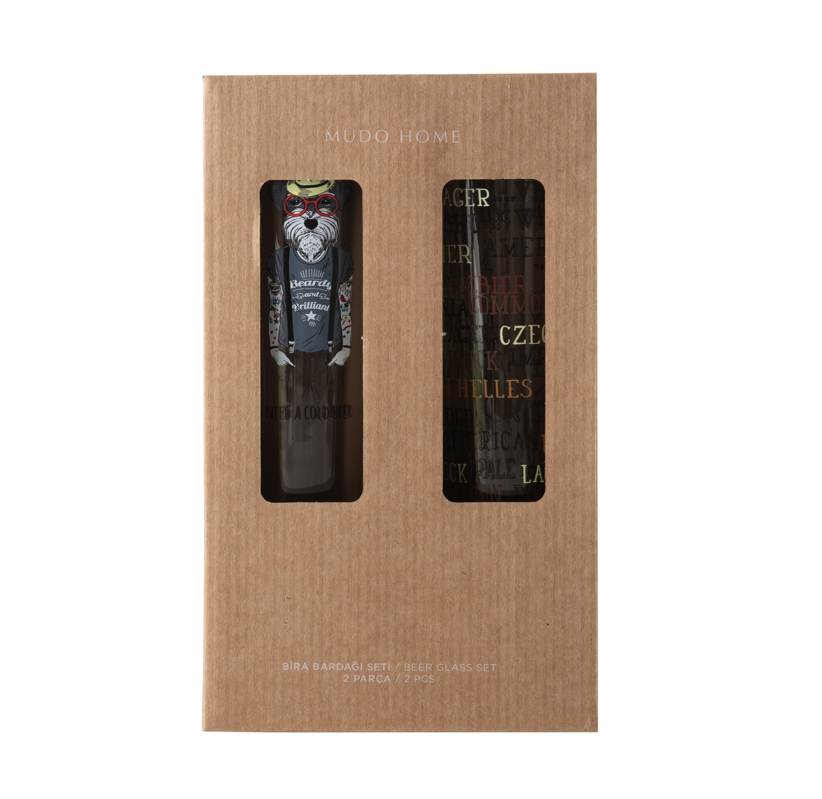 BONN BİRA BARDAĞI SETİ 2Lİ 500CC