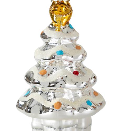 LILY WHITE AĞAÇ SÜSÜ 12 CM