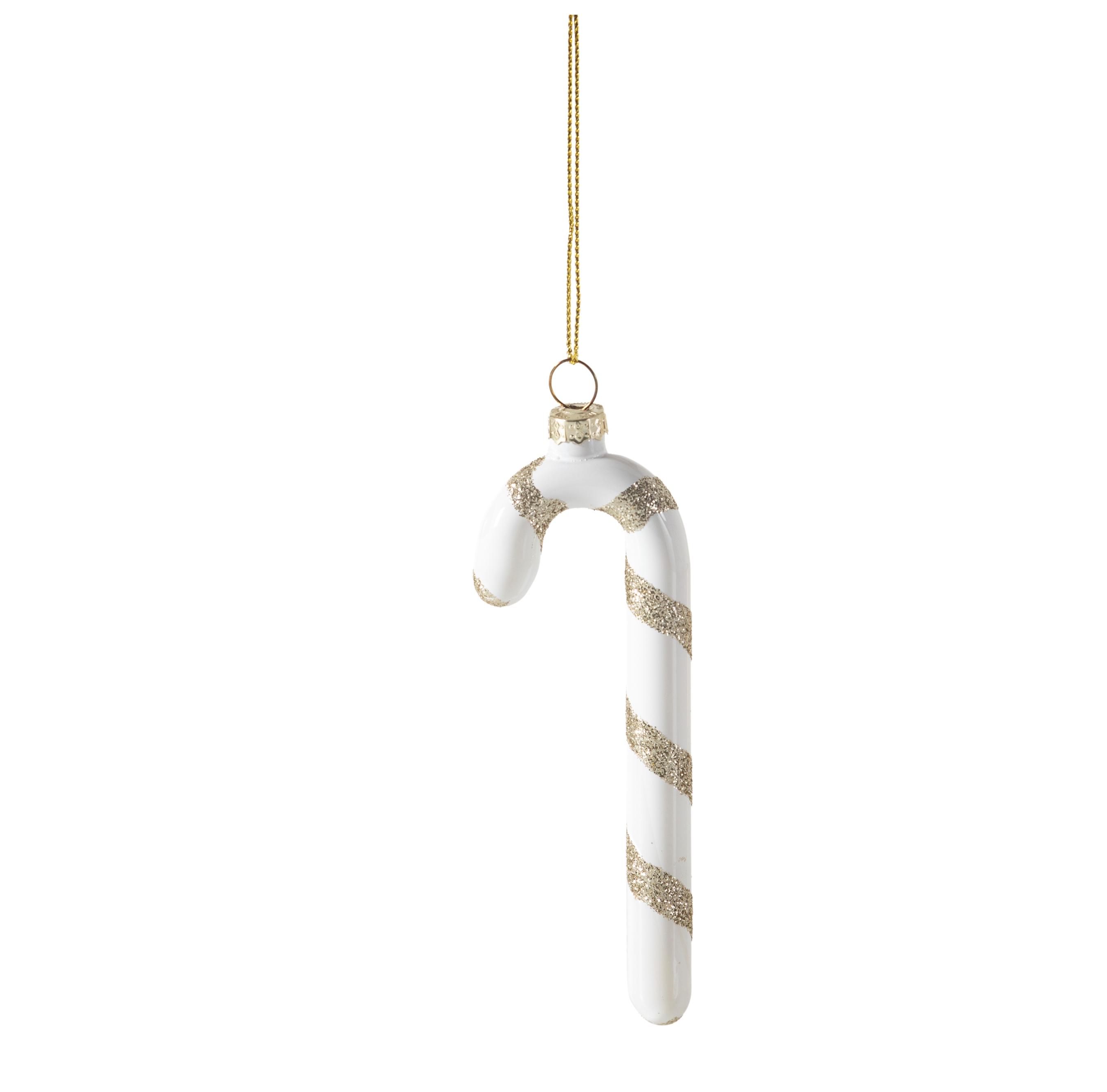 CANDY CANE AĞAÇ SÜSÜ BEYAZ 12 CM