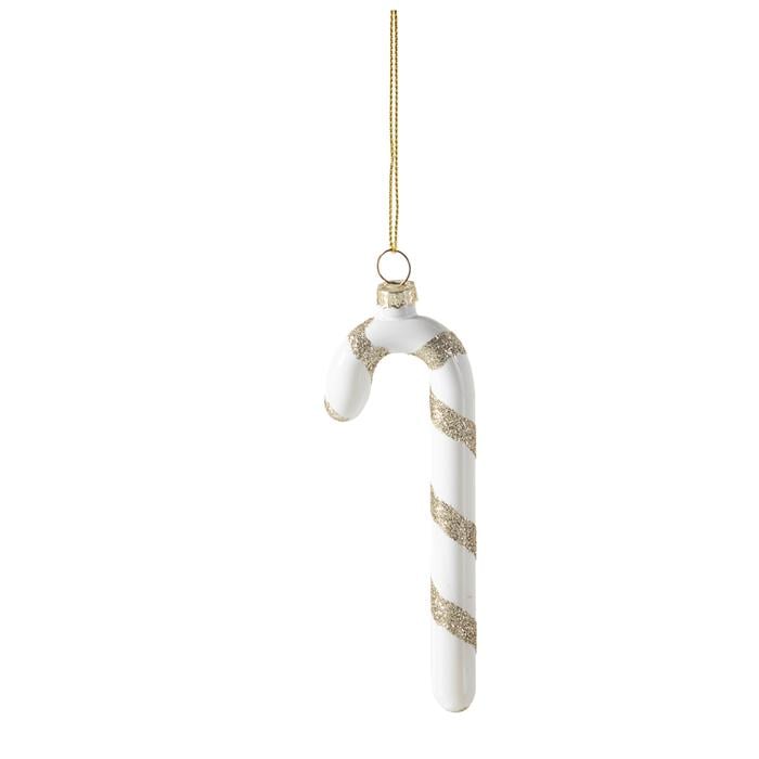 CANDY CANE AĞAÇ SÜSÜ BEYAZ 12 CM