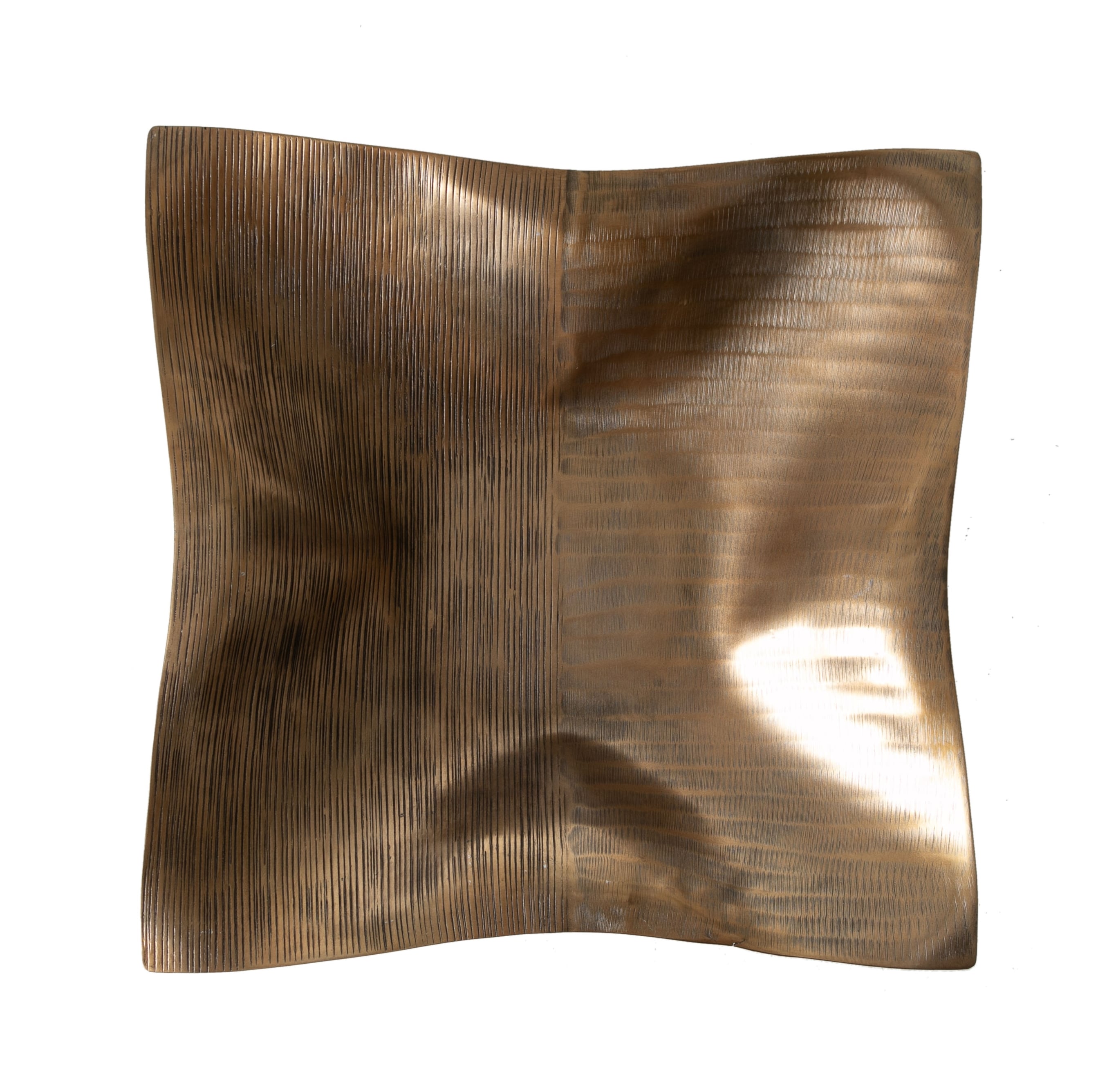 SQUARE DEKORATİF KASE SİYAH 46X9CM