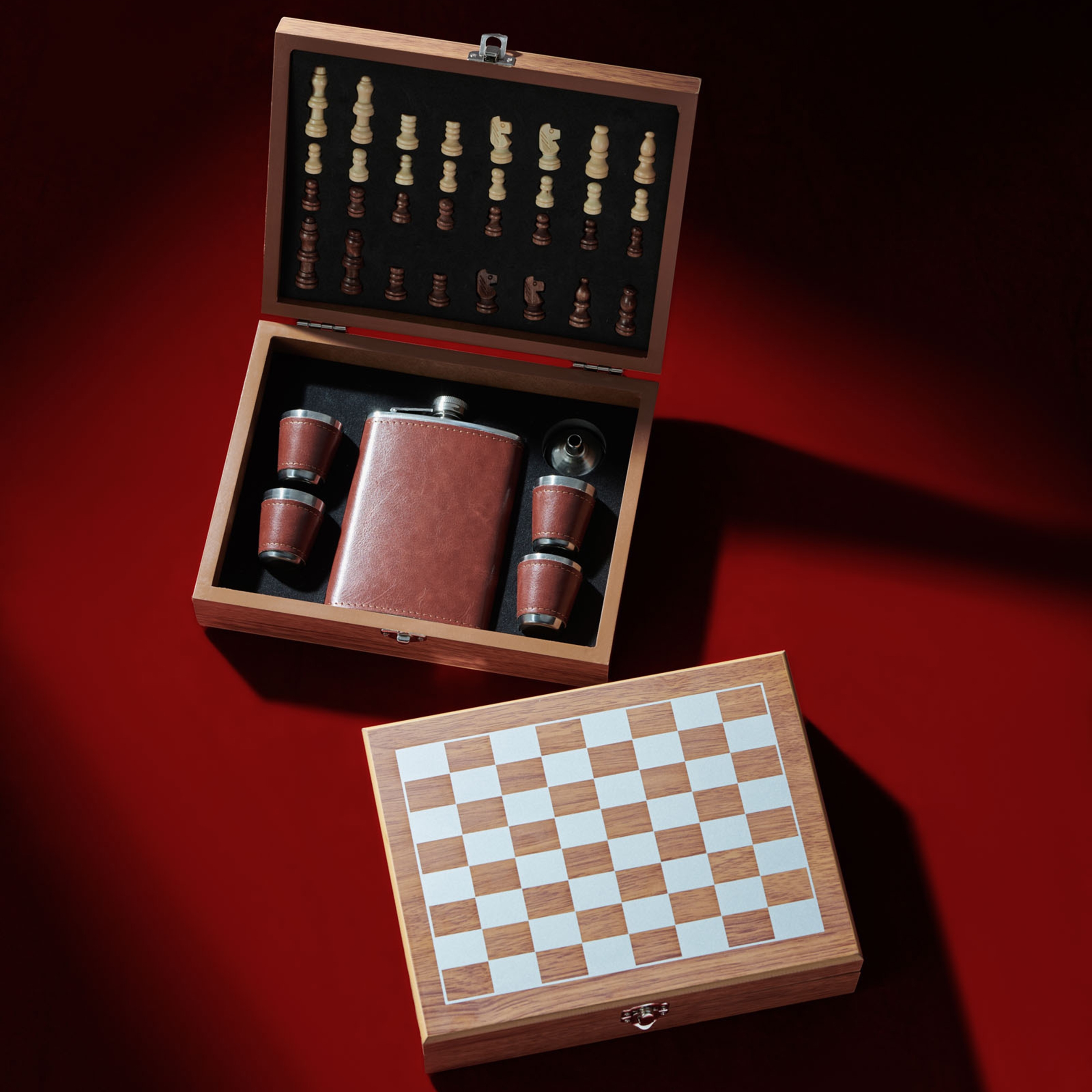 SHAH SATRANÇ-MATARA SETİ KAHVE