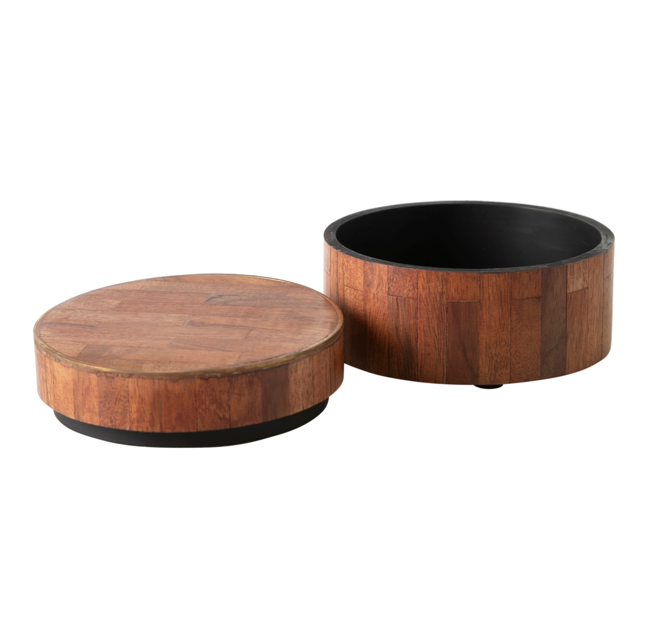 WOODEN DEKORATİF KUTU 10CM