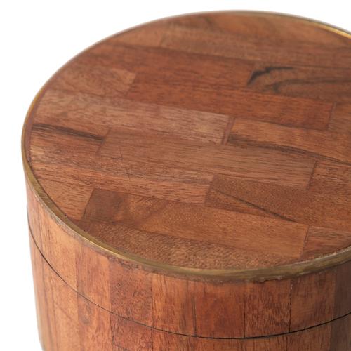  WOODEN DEKORATİF KUTU 10CM