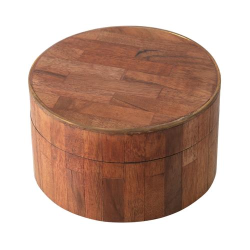 WOODEN DEKORATİF KUTU 10CM