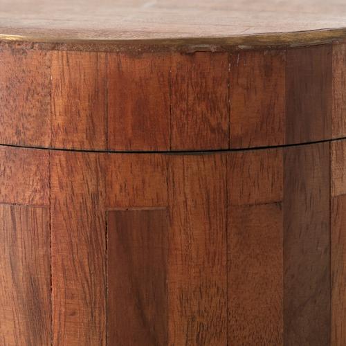  WOODEN DEKORATİF KUTU 10CM