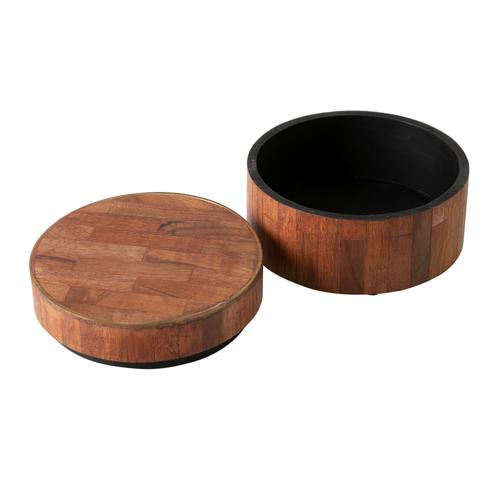 WOODEN DEKORATİF KUTU 10CM