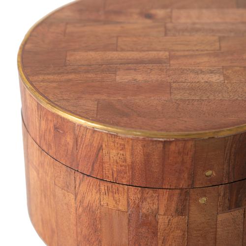  WOODEN DEKORATİF KUTU 13CM