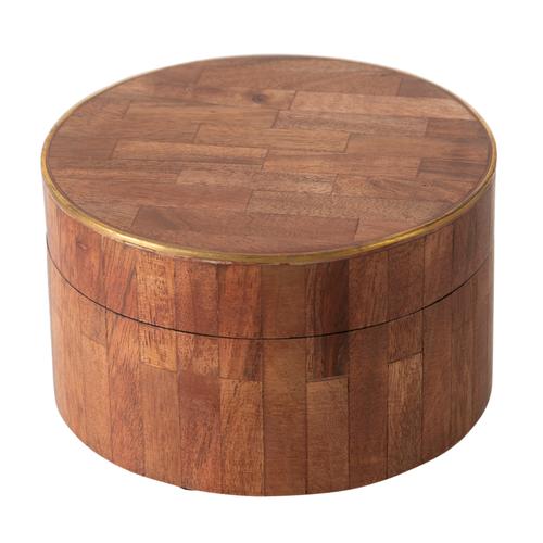  WOODEN DEKORATİF KUTU 13CM