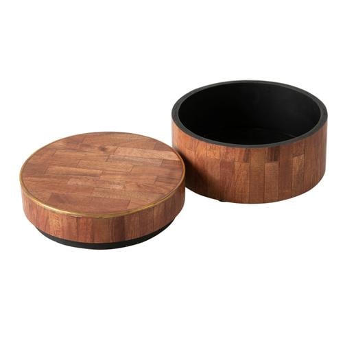  WOODEN DEKORATİF KUTU 13CM