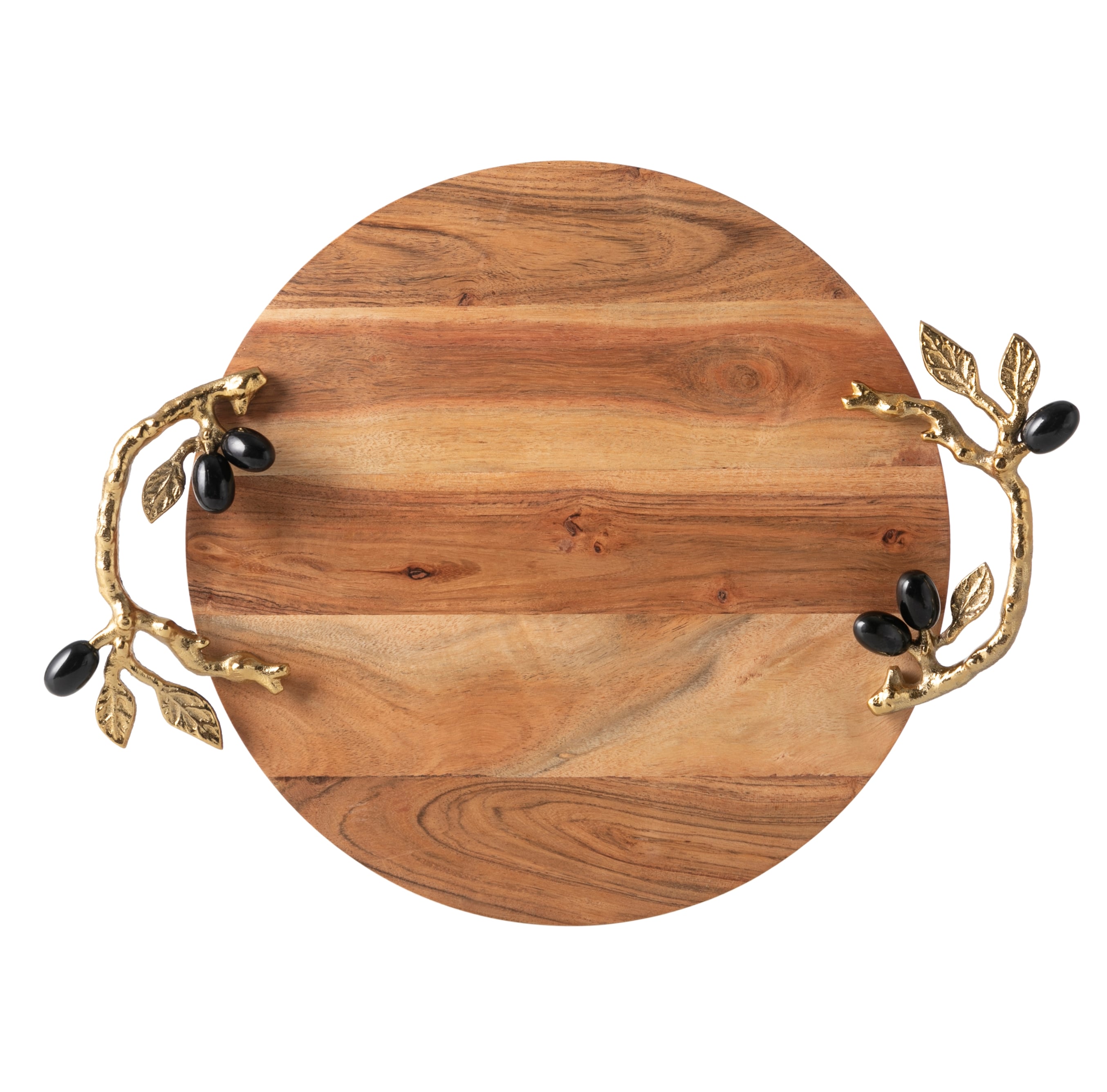 OLIVE AHŞAP DEKORATİF TEPSİ 45X33X6CM