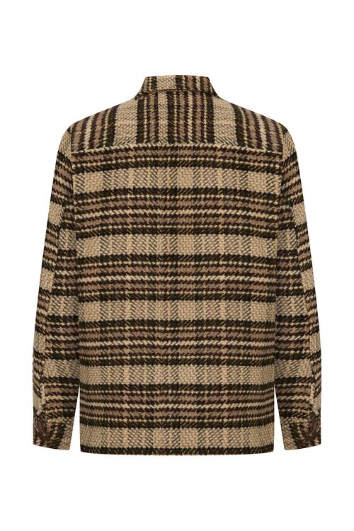  EKOSELİ YÜN KARIŞIMLI GÖMLEK CEKET