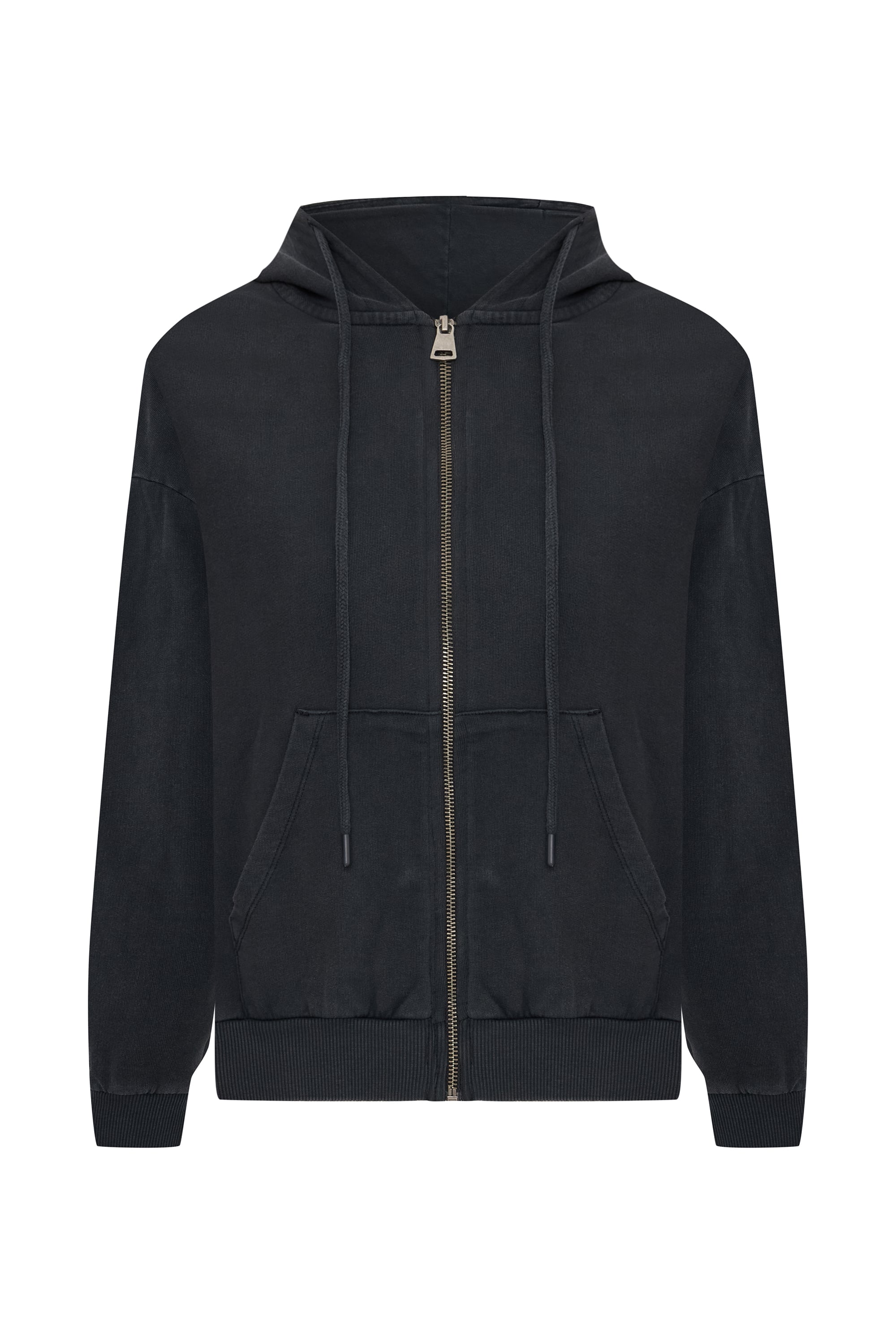 FERMUARLI KAPÜŞONLU SWEATSHIRT