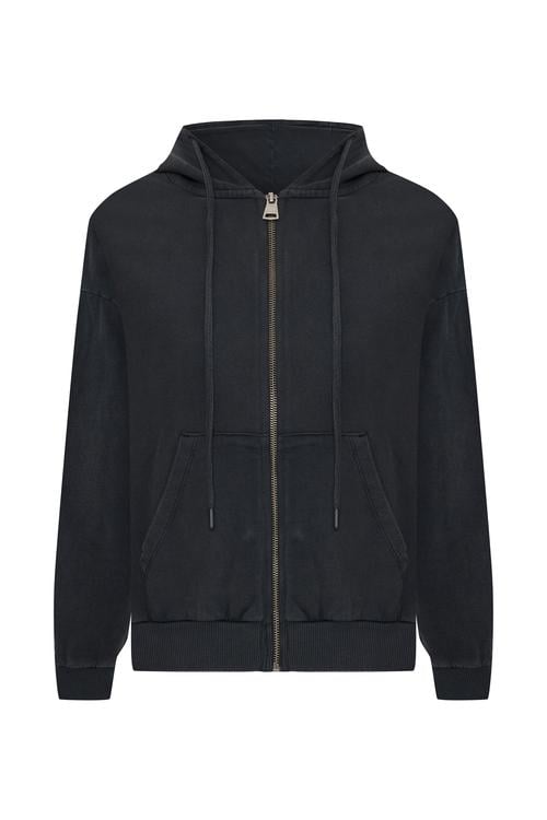 FERMUARLI KAPÜŞONLU SWEATSHIRT