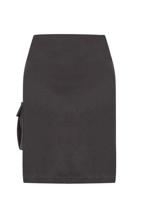 CEP DETAYLI MİNİ ETEK