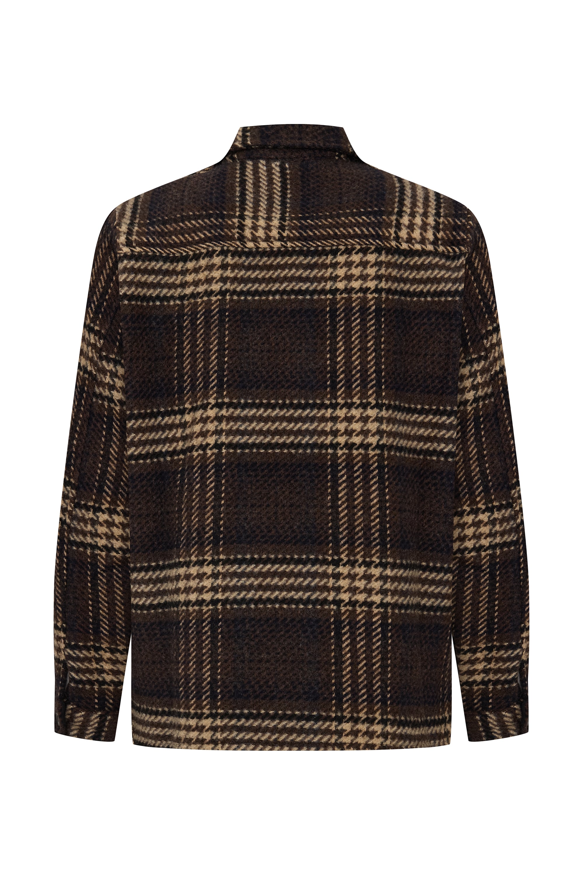 EKOSELİ YÜN KARIŞIMLI GÖMLEK CEKET