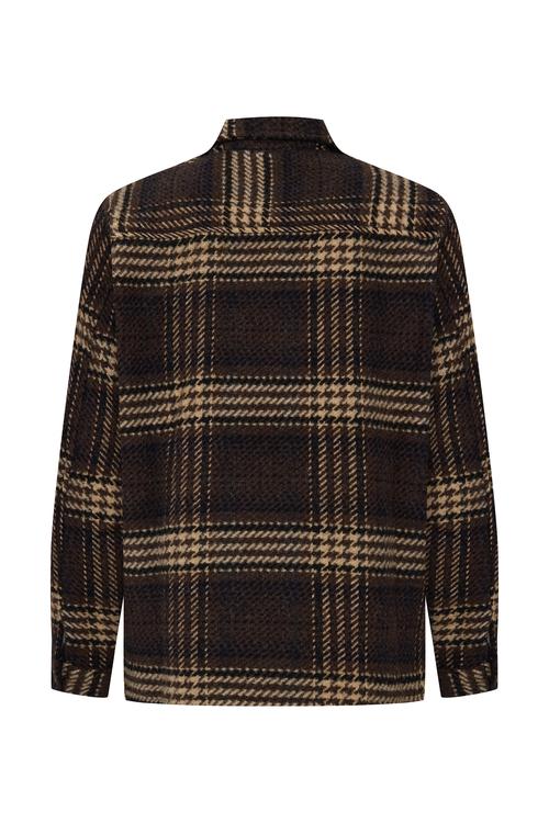 EKOSELİ YÜN KARIŞIMLI GÖMLEK CEKET