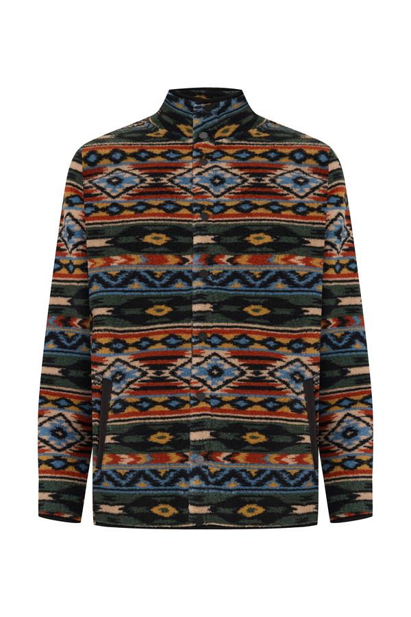 DESENLİ SHERPA CEKET