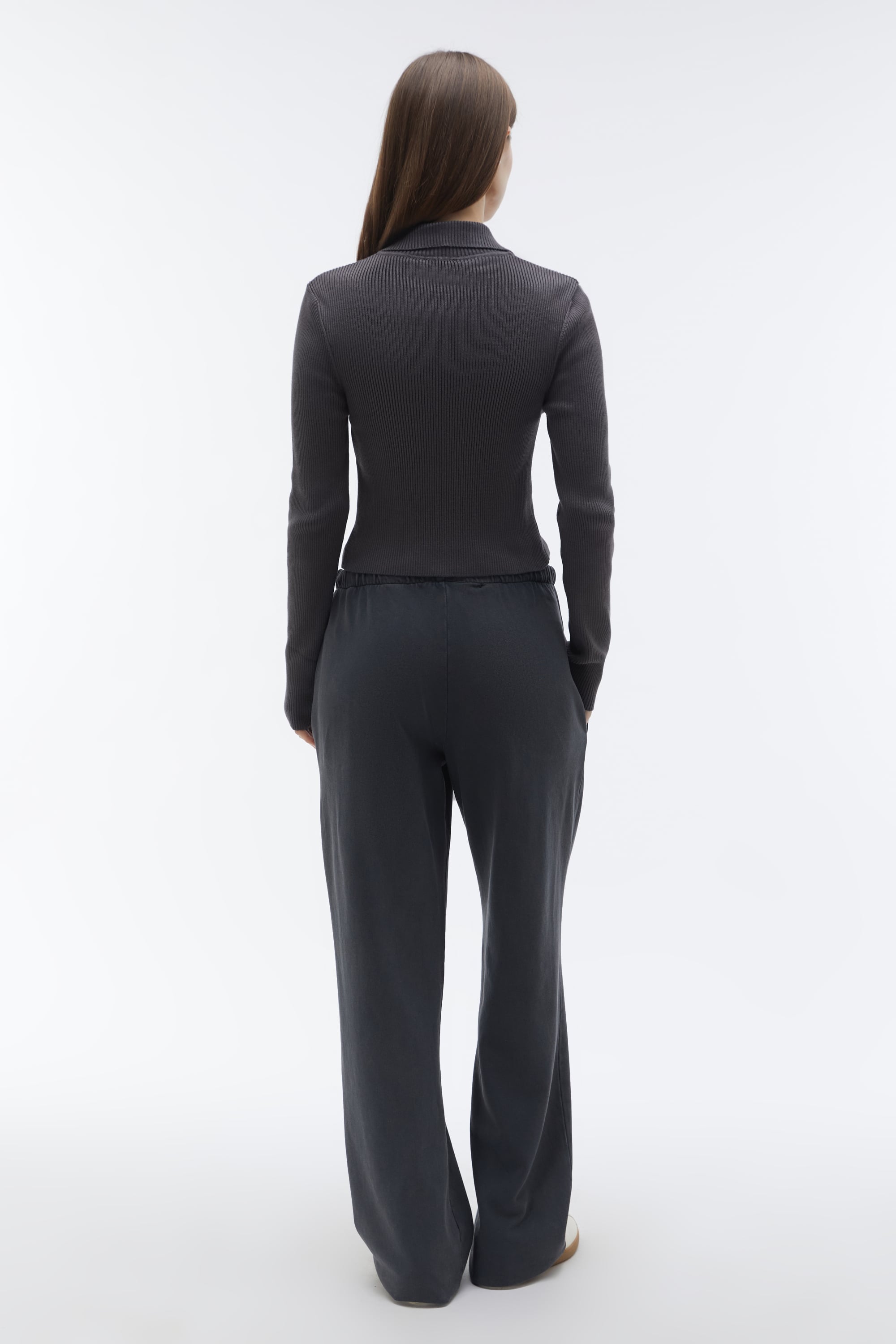 BELİ LASTİKLİ WIDE LEG EŞOFMAN ALTI