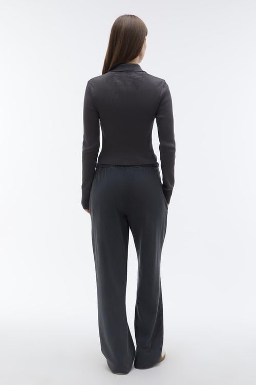  BELİ LASTİKLİ WIDE LEG EŞOFMAN ALTI