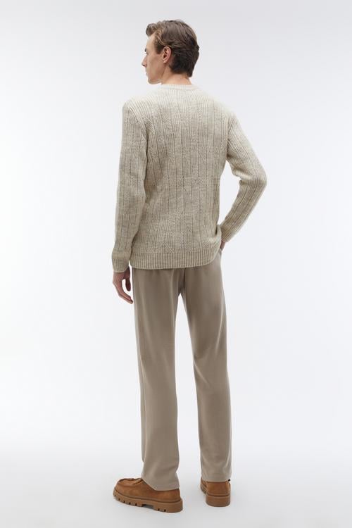 BİSİKLET YAKA TRİKO KAZAK