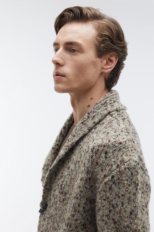 YÜN KARIŞIMLI ŞAL YAKA HIRKA