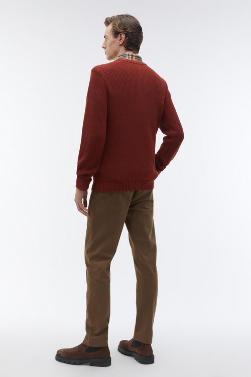 ÖRGÜLÜ BİSİKLET YAKA KAZAK