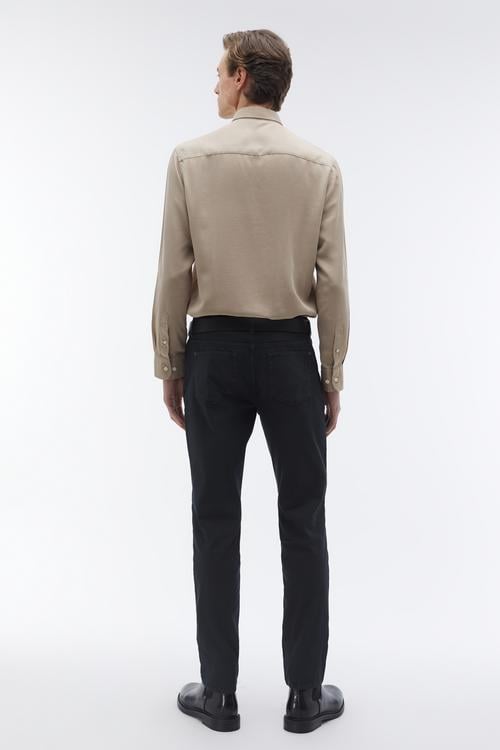 REGULAR FIT LİYOSEL UZUN KOLLU GÖMLEK