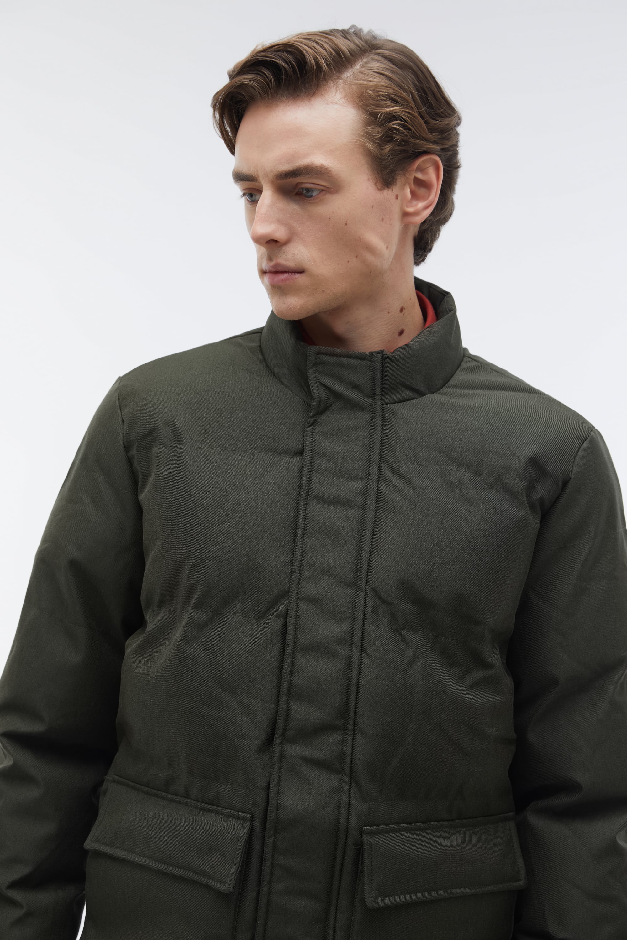 DİK YAKA ŞİŞME MONT