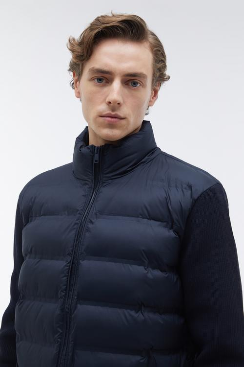  ÖRME KOL DİK YAKA ŞİŞME MONT