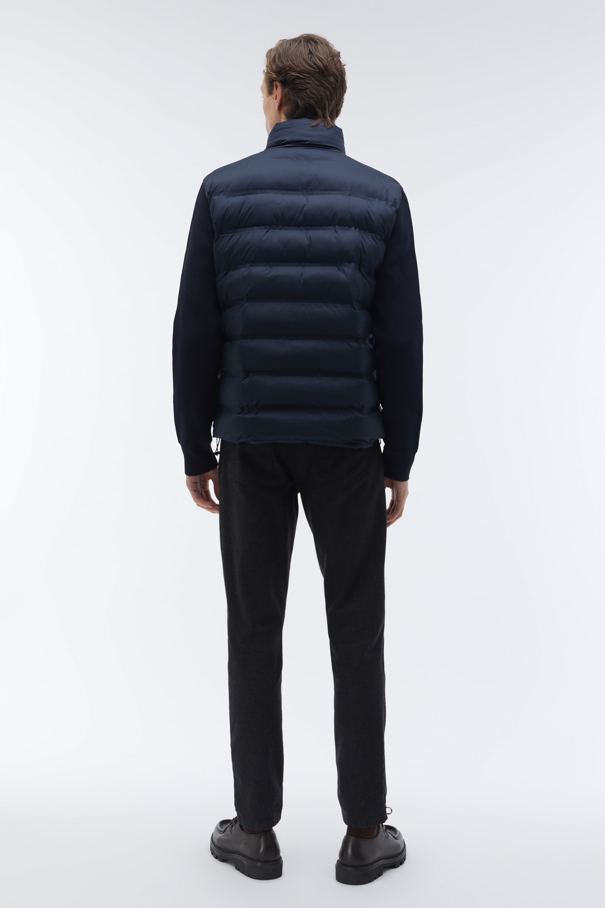 ÖRME KOL DİK YAKA ŞİŞME MONT