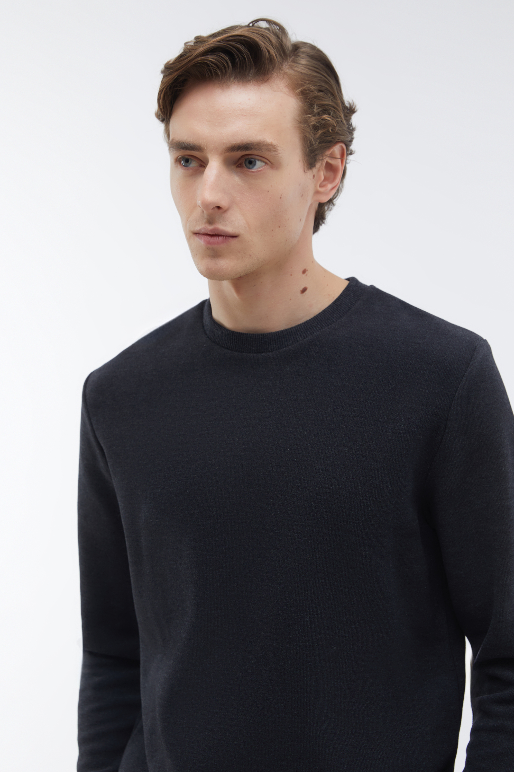 BİSİKLET YAKA SWEATSHIRT