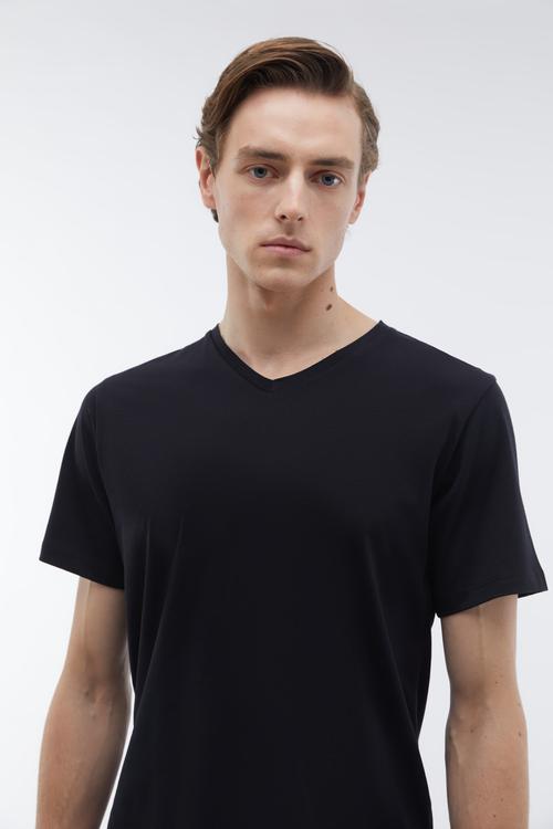 V YAKA KISA KOLLU T-SHIRT