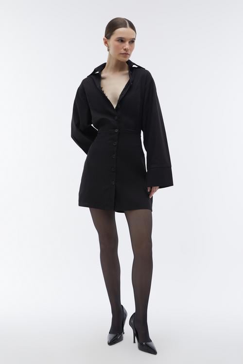 PAMUKLU MİDİ ELBİSE