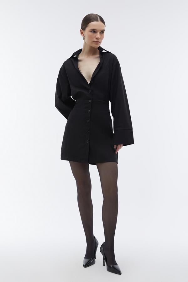 PAMUKLU MİDİ ELBİSE