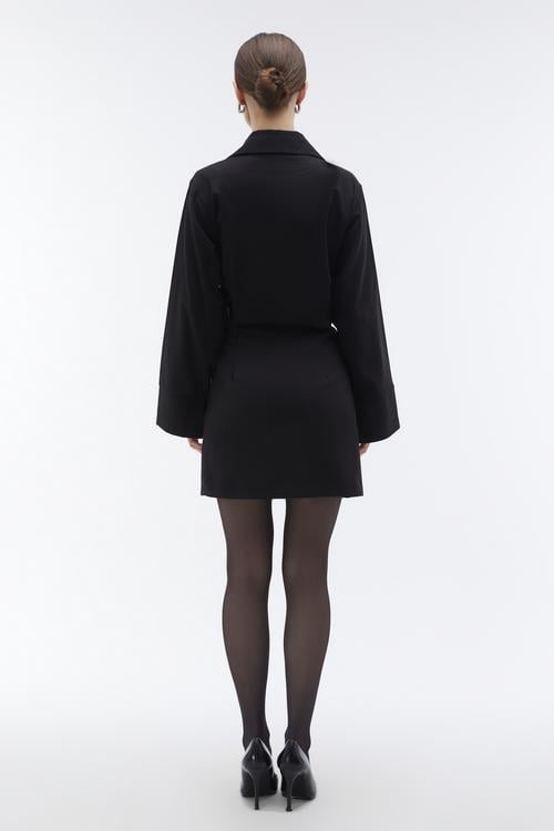 PAMUKLU MİDİ ELBİSE