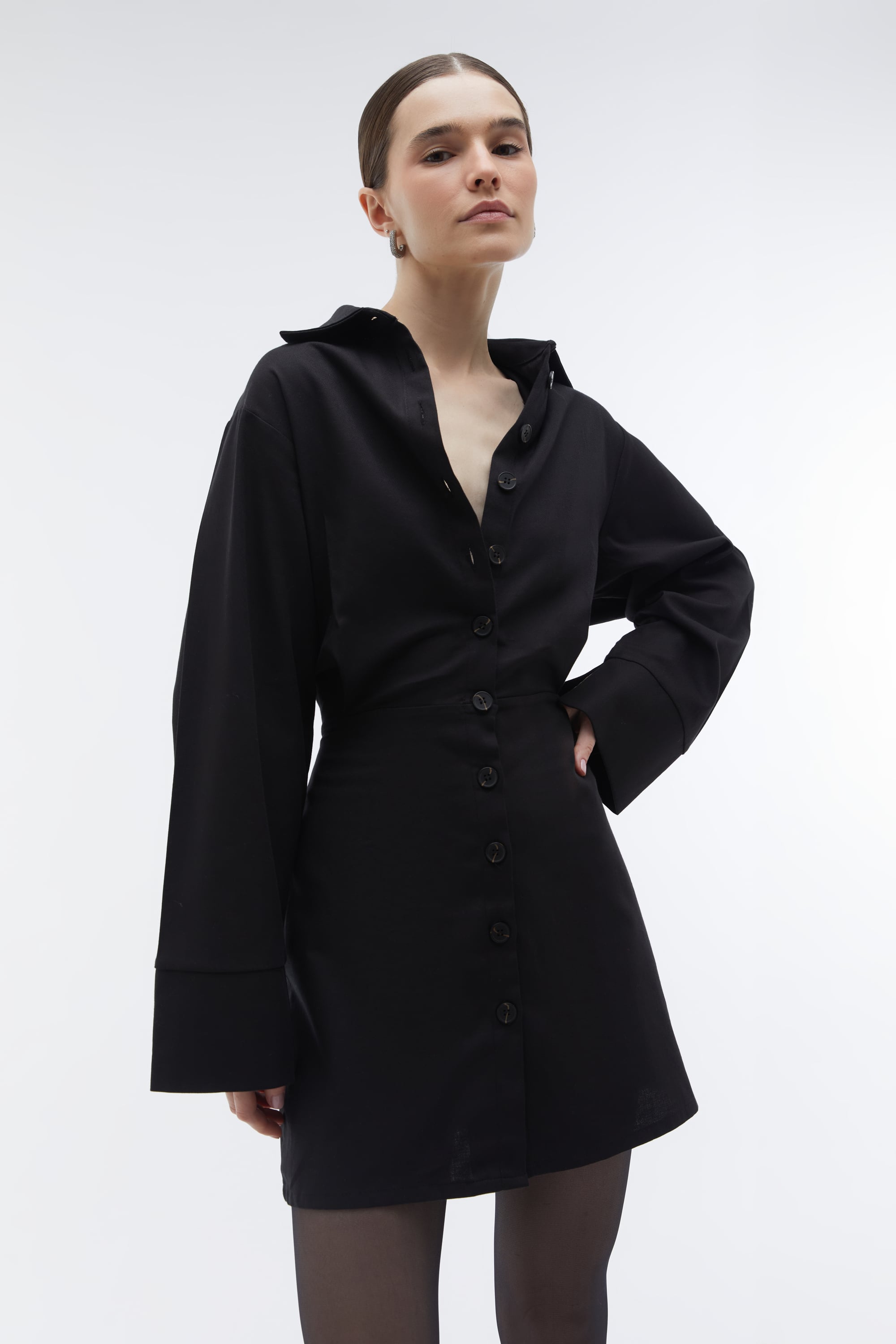 PAMUKLU MİDİ ELBİSE