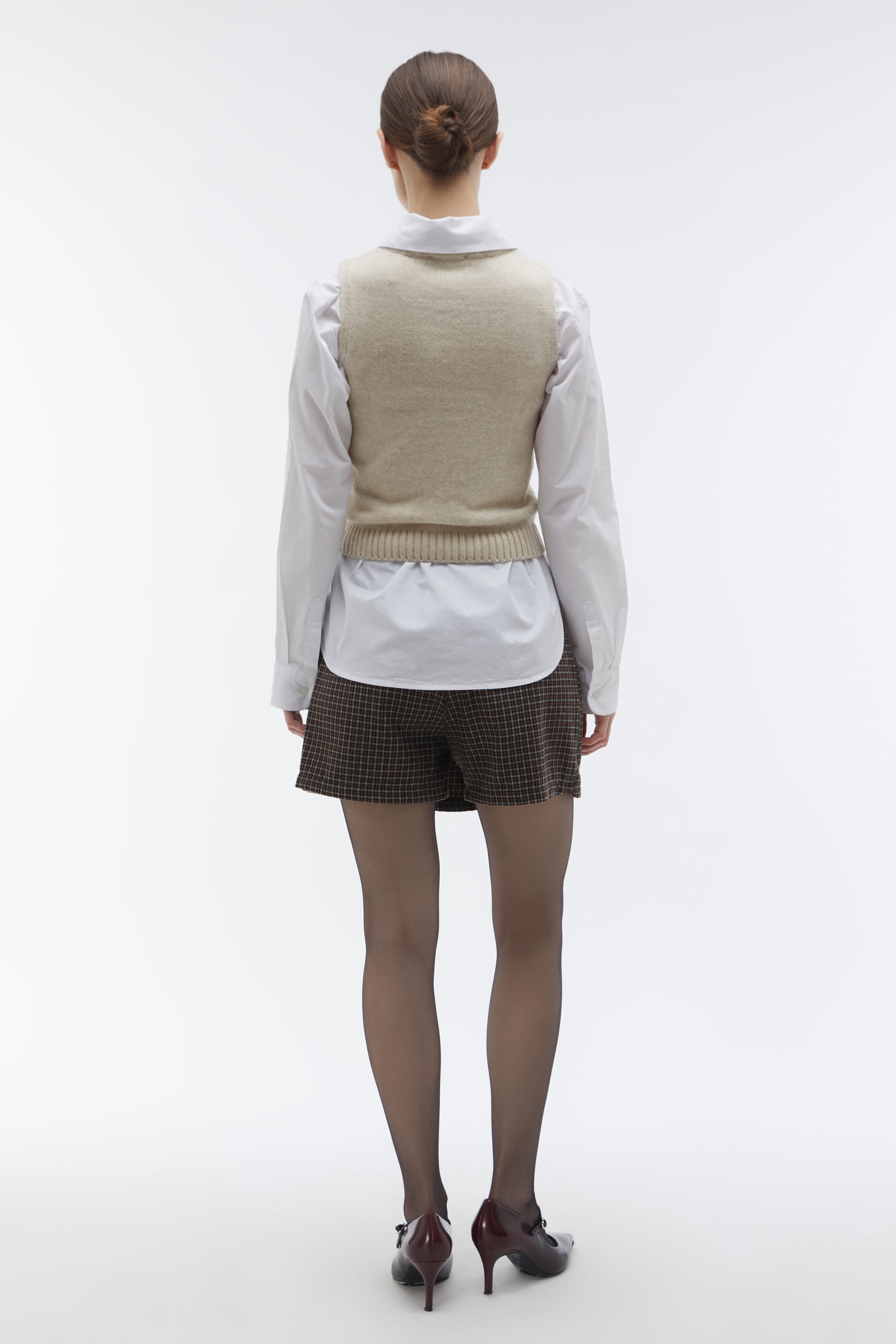 EKOSELİ PİLELİ MİNİ ŞORT ETEK