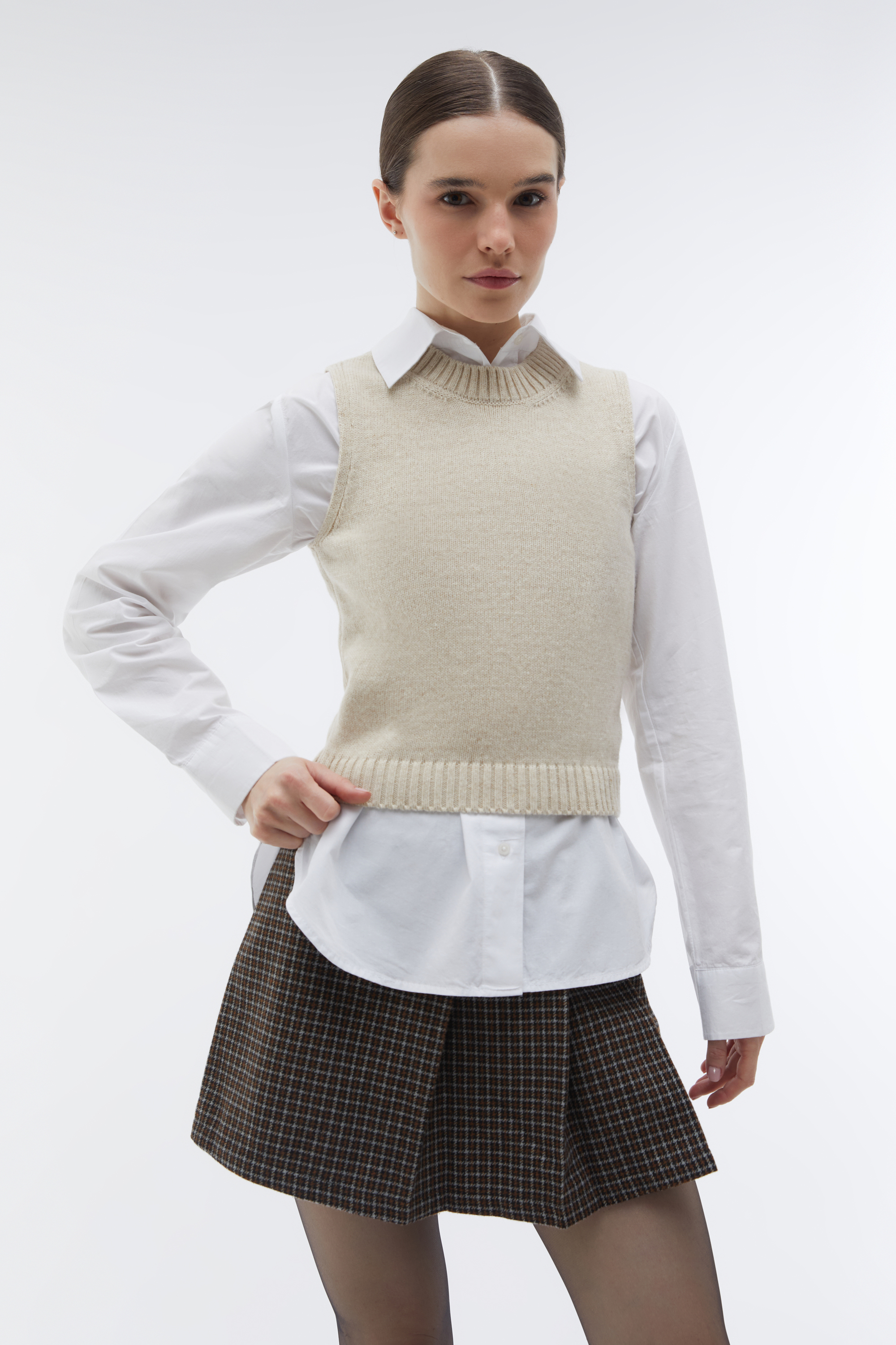 BİSİKLET YAKA SÜVETER