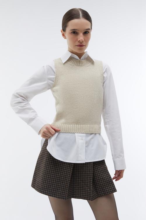  BİSİKLET YAKA SÜVETER