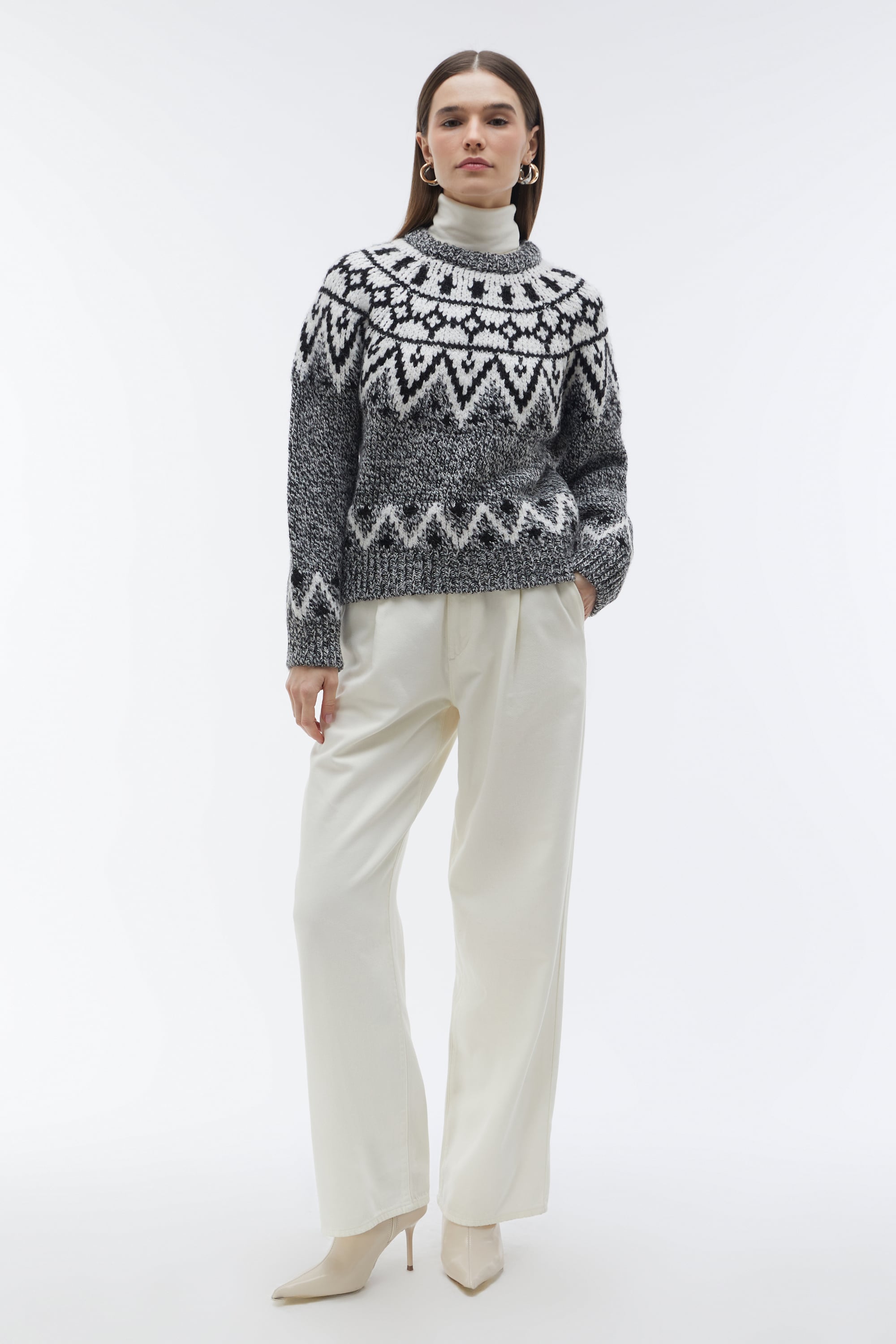 JAKARLI ÖRGÜ KAZAK