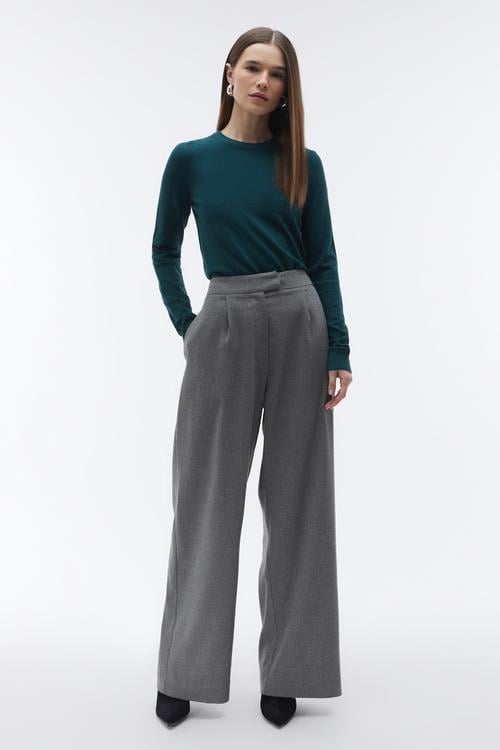 BİSİKLET YAKA TRİKO KAZAK