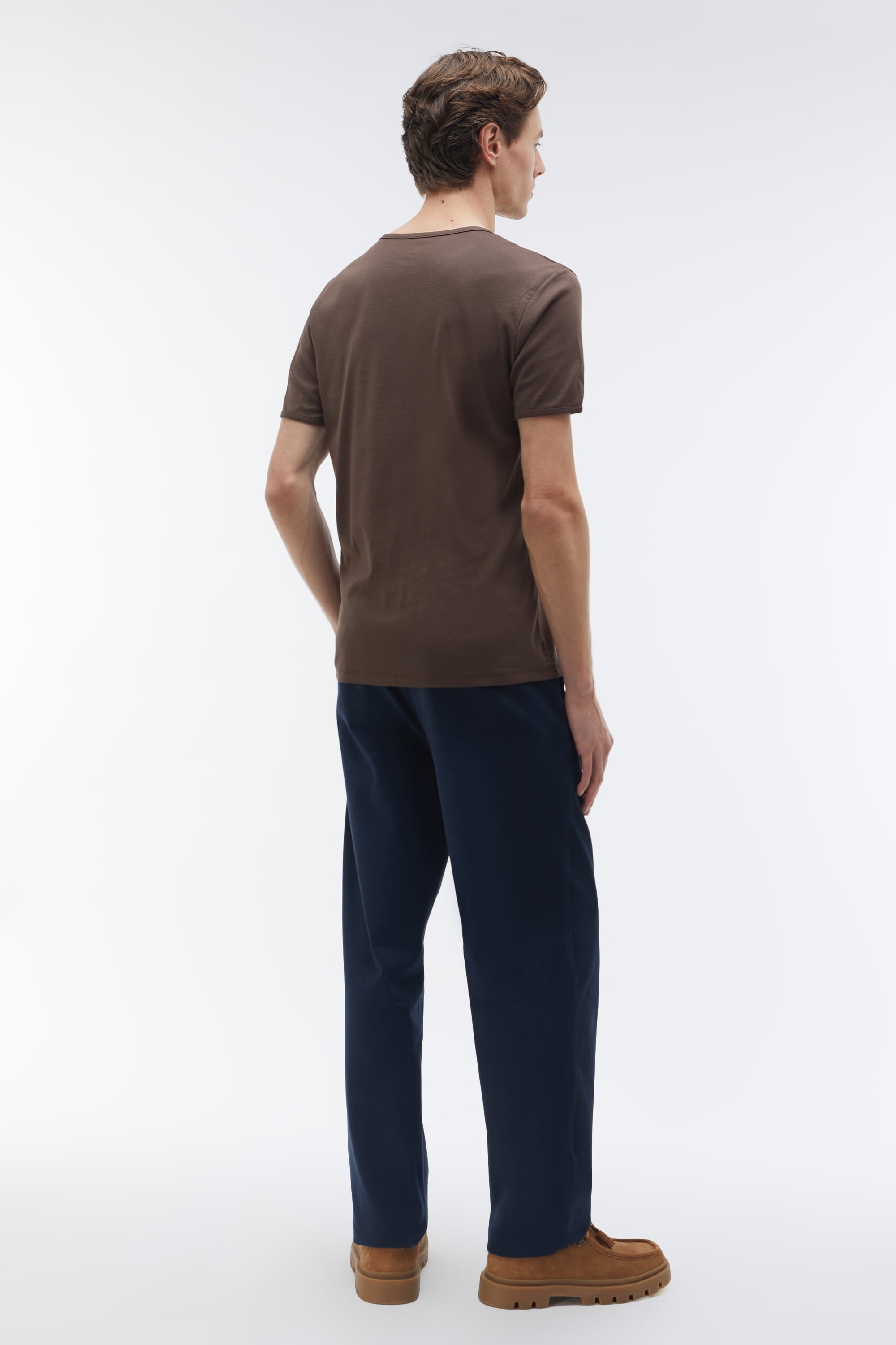 BİSİKLET YAKA KISA KOLLU T-SHIRT