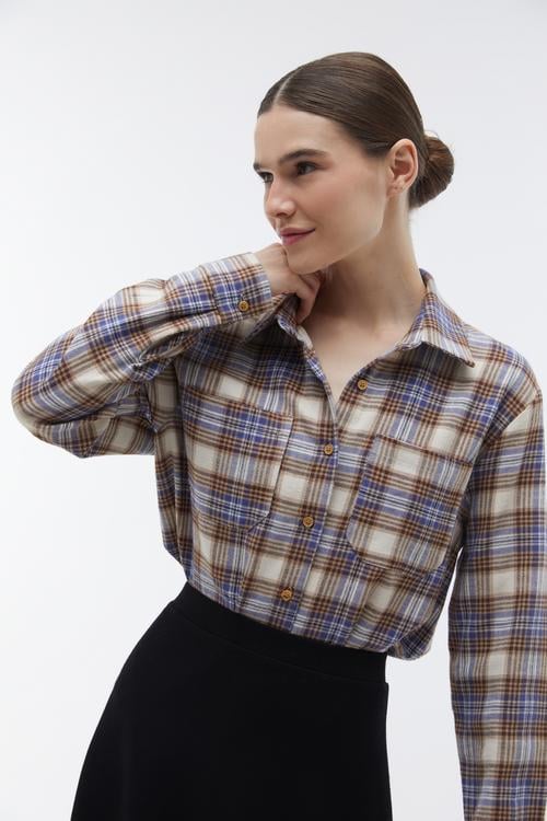 EKOSELİ REGULAR FIT UZUN KOLLU GÖMLEK