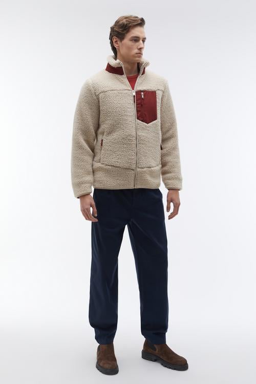 CEP DETAYLI SHERPA CEKET