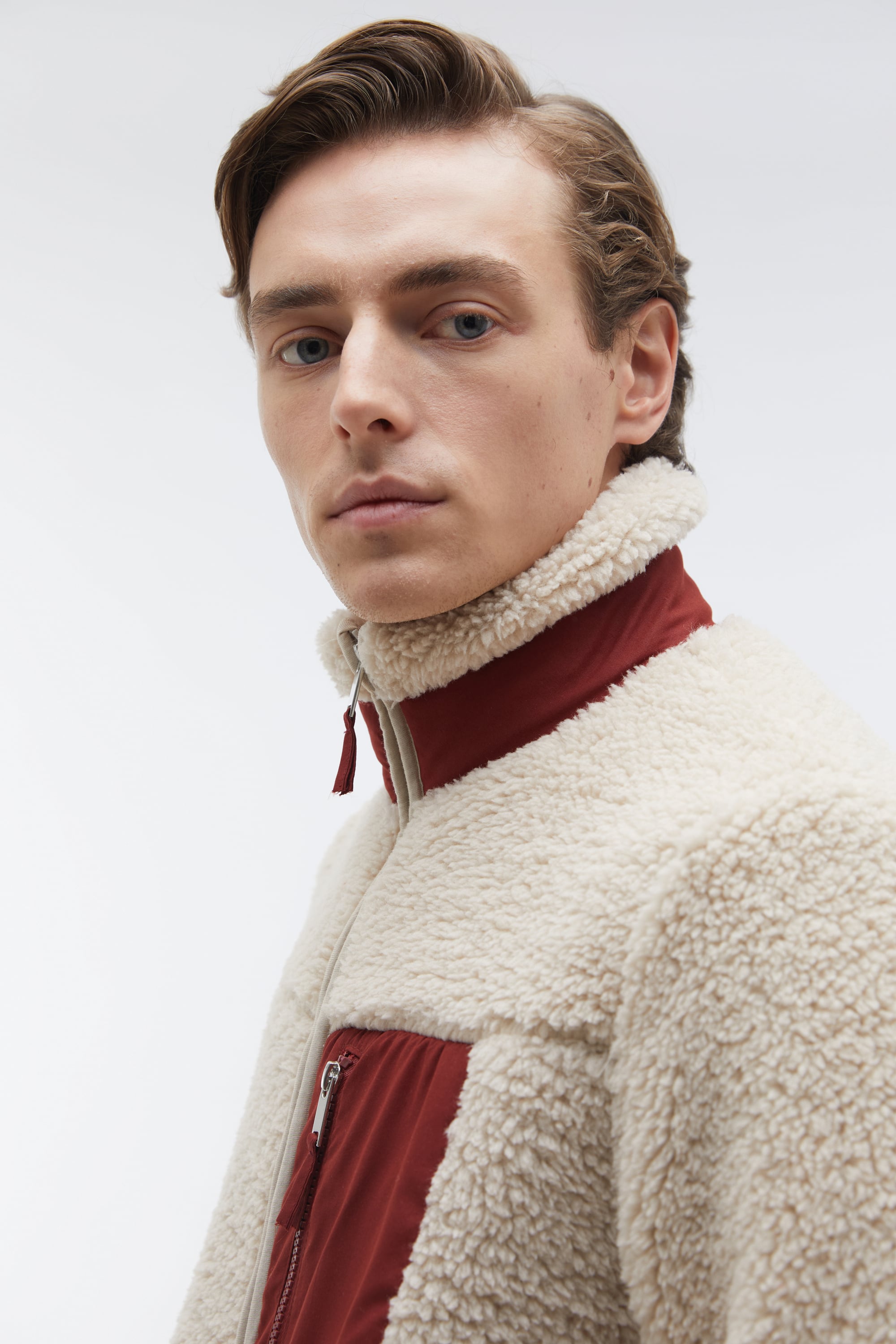 CEP DETAYLI SHERPA CEKET