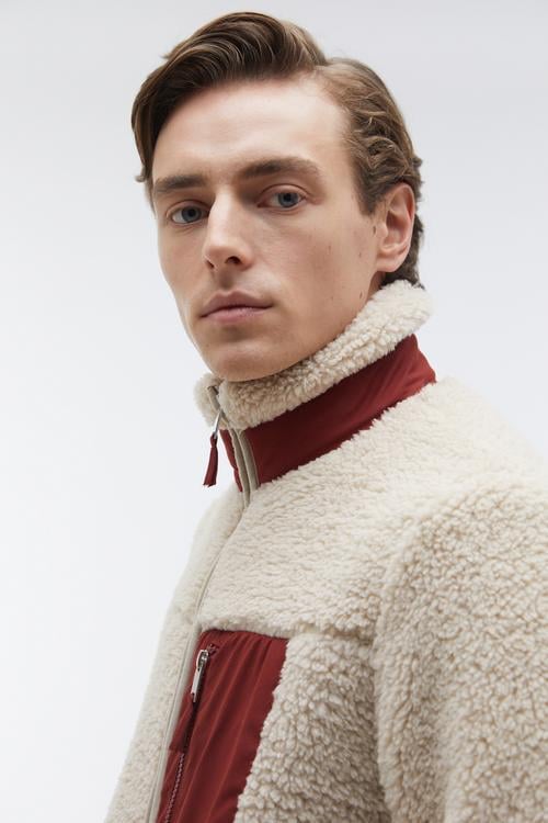 CEP DETAYLI SHERPA CEKET